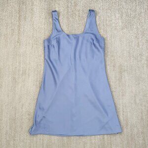 Abercrombie & Fitch Tall Blue Sleeveless Summer Slip Dress L